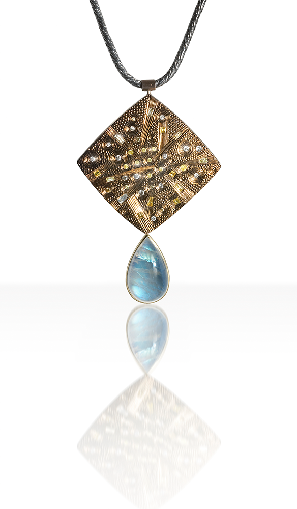 Brown Rhodium Pendant